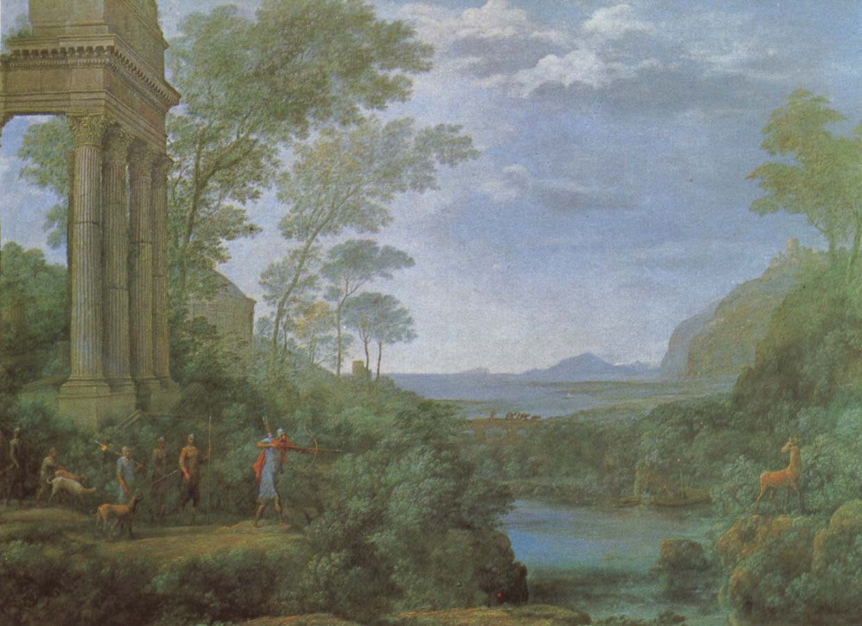 Ascanius shooting the stag of sylvia
